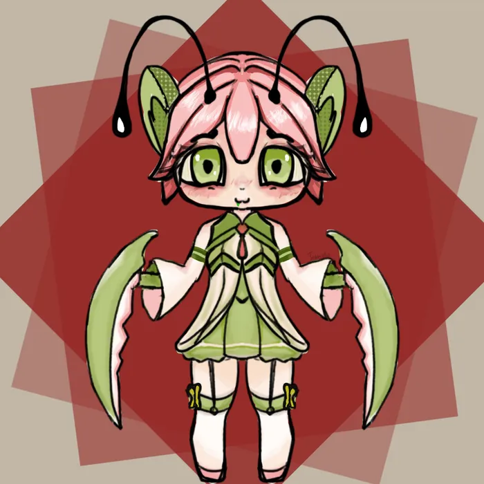 Chibi Mantis Girl