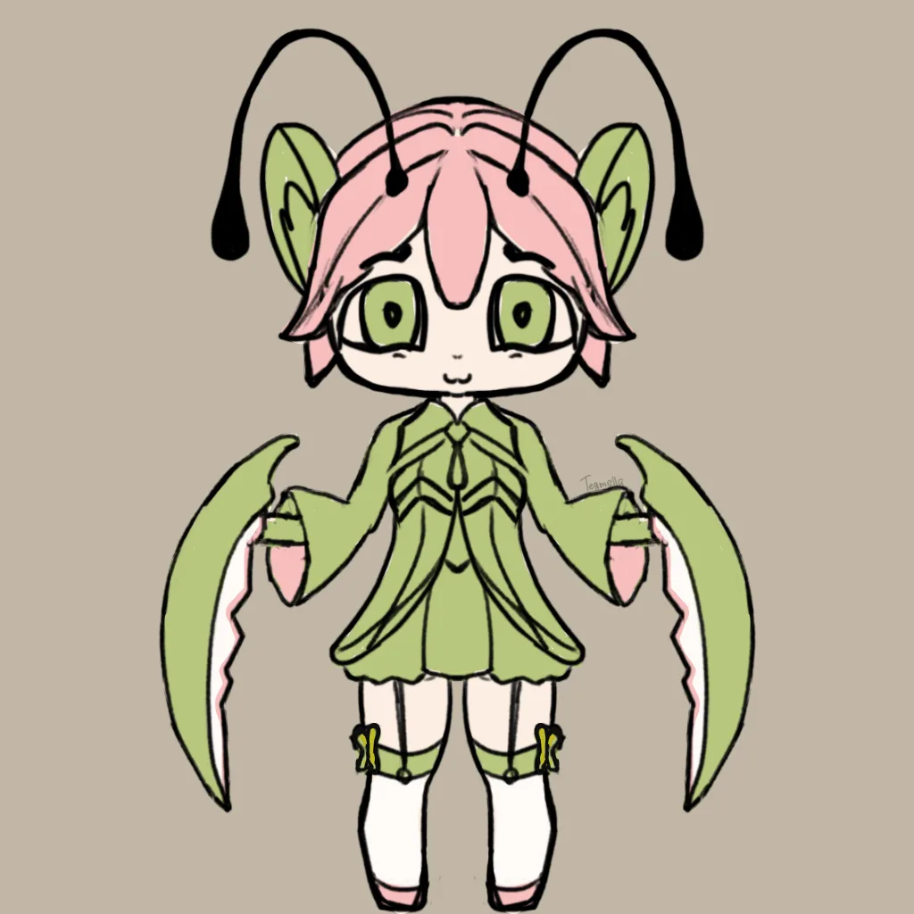 Chibi Mantis Girl - Flats