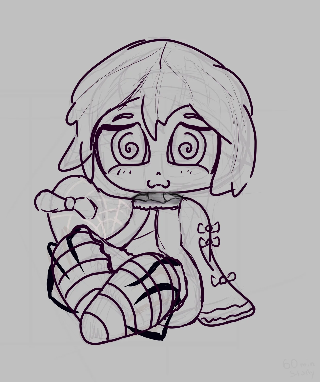 Chibi Spider Girl - Лайн